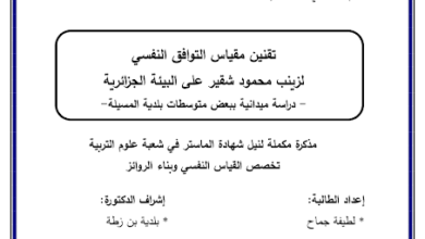 مقياس التوافق النفسي pdf