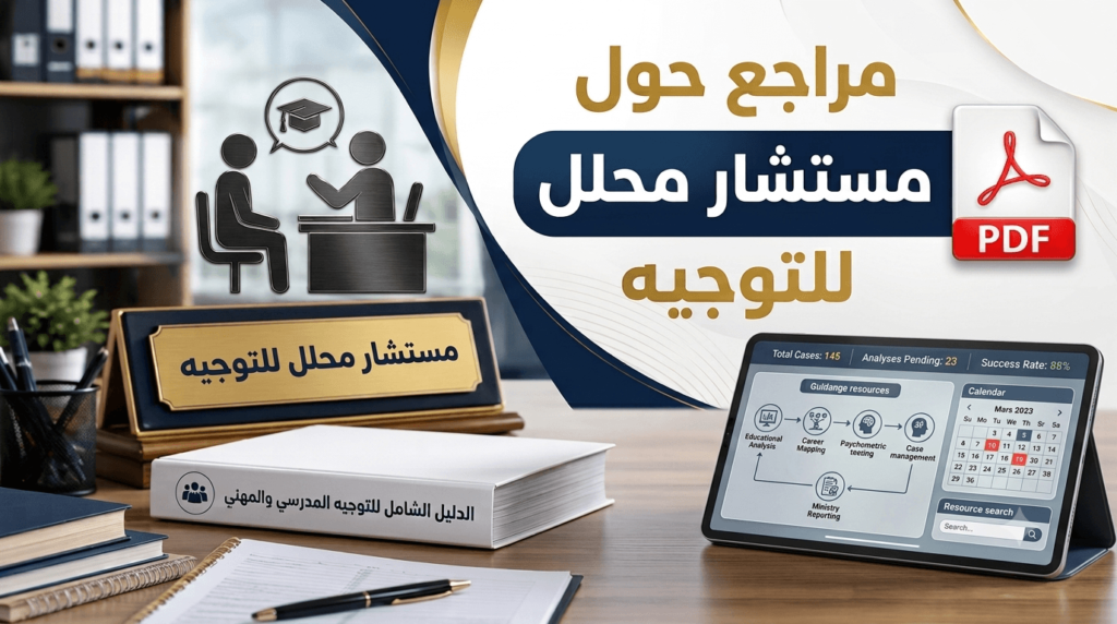 مراجع حول مستشار محلل للتوجيه و الارشاد المدرسي و المهني pdf