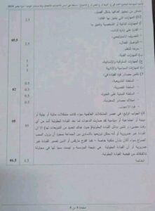 سلم التنقيط لموضوع مسابقة على اساس الاختبارات بعنوان 2024 في رتبة مستشار التوجيه و الارشاد المدرسي و المهني لمواد علم النفس و علم الاجتماع و علوم التربية.